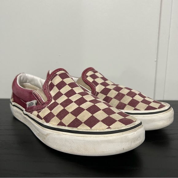 Vans Shoes - 🌵 Vans Classic Checkered Slip On Sneakers | Men’s Size 3.5 | Women’s Size 5